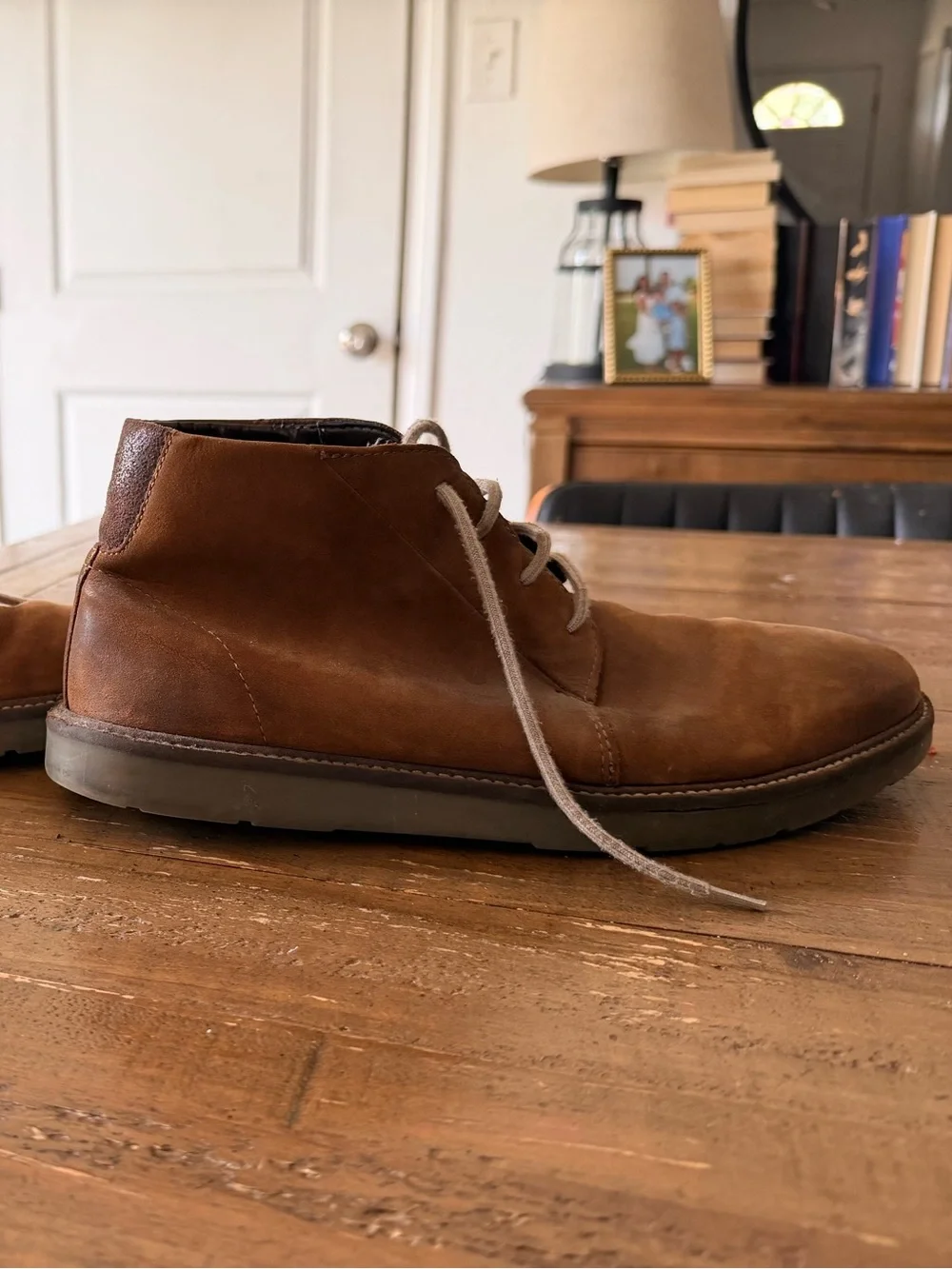Clarks Men's Brown Leather Chukka Boots